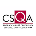 Rintracciabilità Certificata UNI EN ISO 22005 - Cert. n° 40768